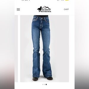 Stetson high rise flare size 4 extra long brand new never worn